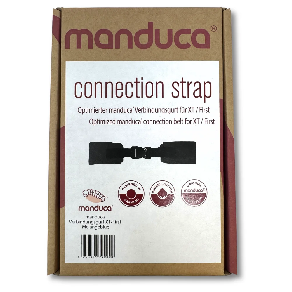 manduca® Verbindungsgurt XT, Melange-Blue