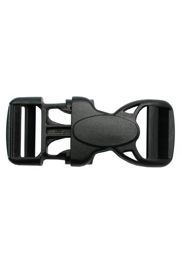 manduca XT Schultergurtschnalle, 25 mm, schwarz