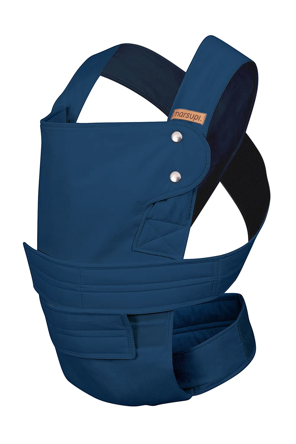 marsupi Classic 2 Babytrage blau Ocean – Tragehilfe für Neugeborene und Babys, Produktansicht