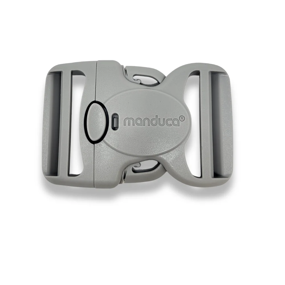manduca® XT Hüftgurt-Steckschnalle, 50 mm, grau